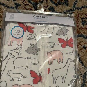 NWT CARTERS BABY BLANKET U WEAR SZ S 6-12LB